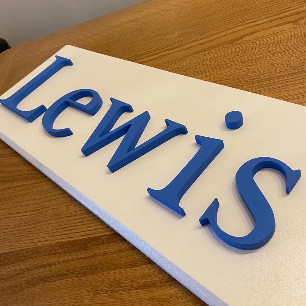 CNC Carved Sign